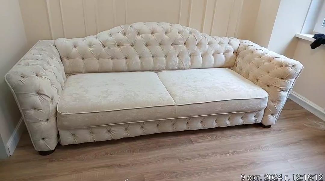 Обивка дивана. Электроугли