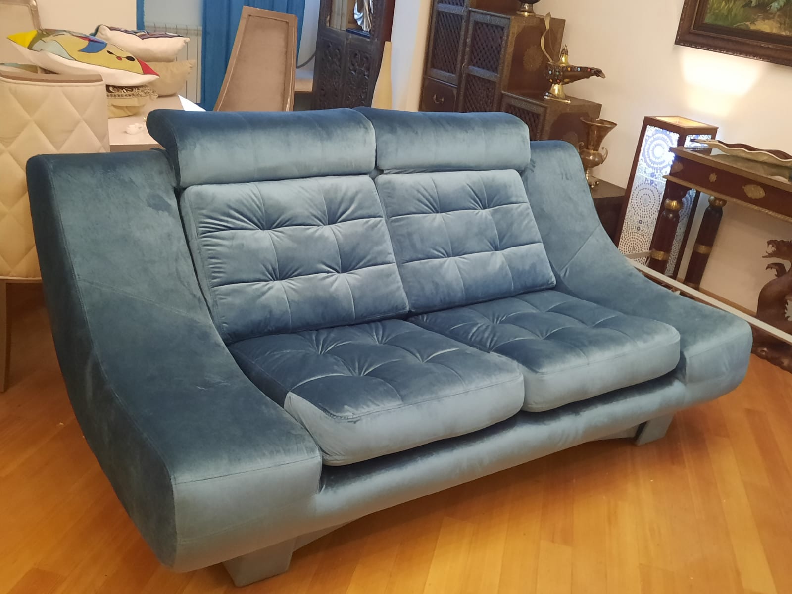 Обивка дивана на дому. Электроугли