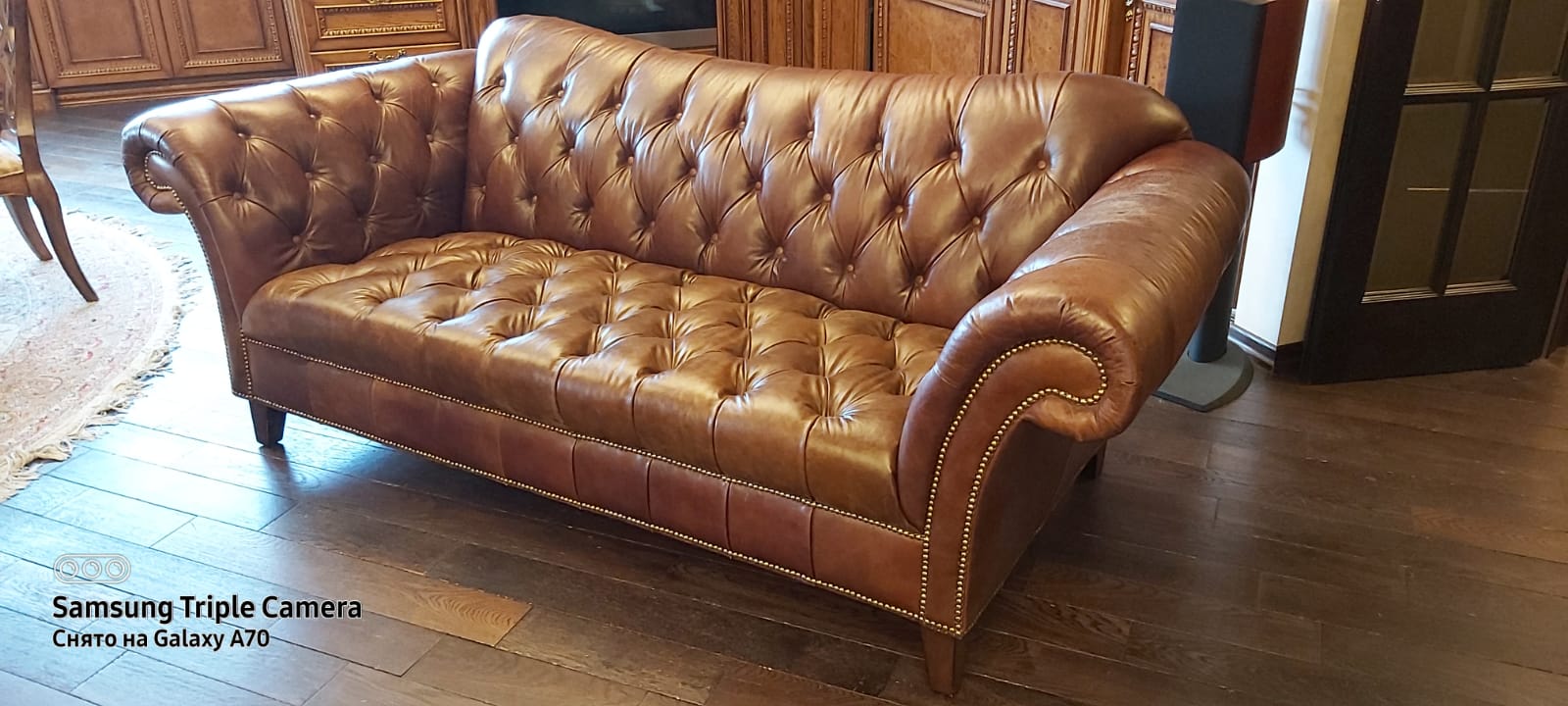 Перетяжка дивана. Электроугли